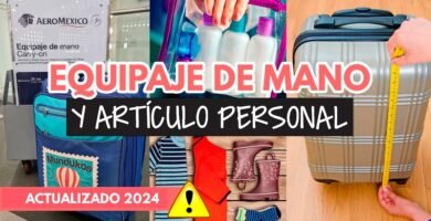 ¿Cuánto tiempo se puede usar un equipaje de mano antes de cambiarlo?