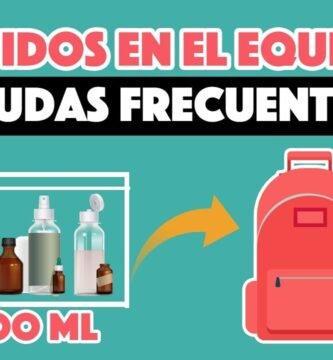 ¿Qué líquidos están permitidos en el equipaje de mano?