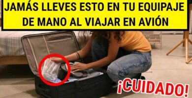 ¿Qué no se puede llevar en el equipaje de mano?